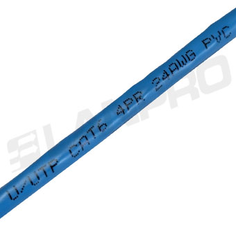 CABLE CAT. 6 A /UTP LANPRO 305 MTS. - AZUL AWG23 LP-CA020BL 10G B